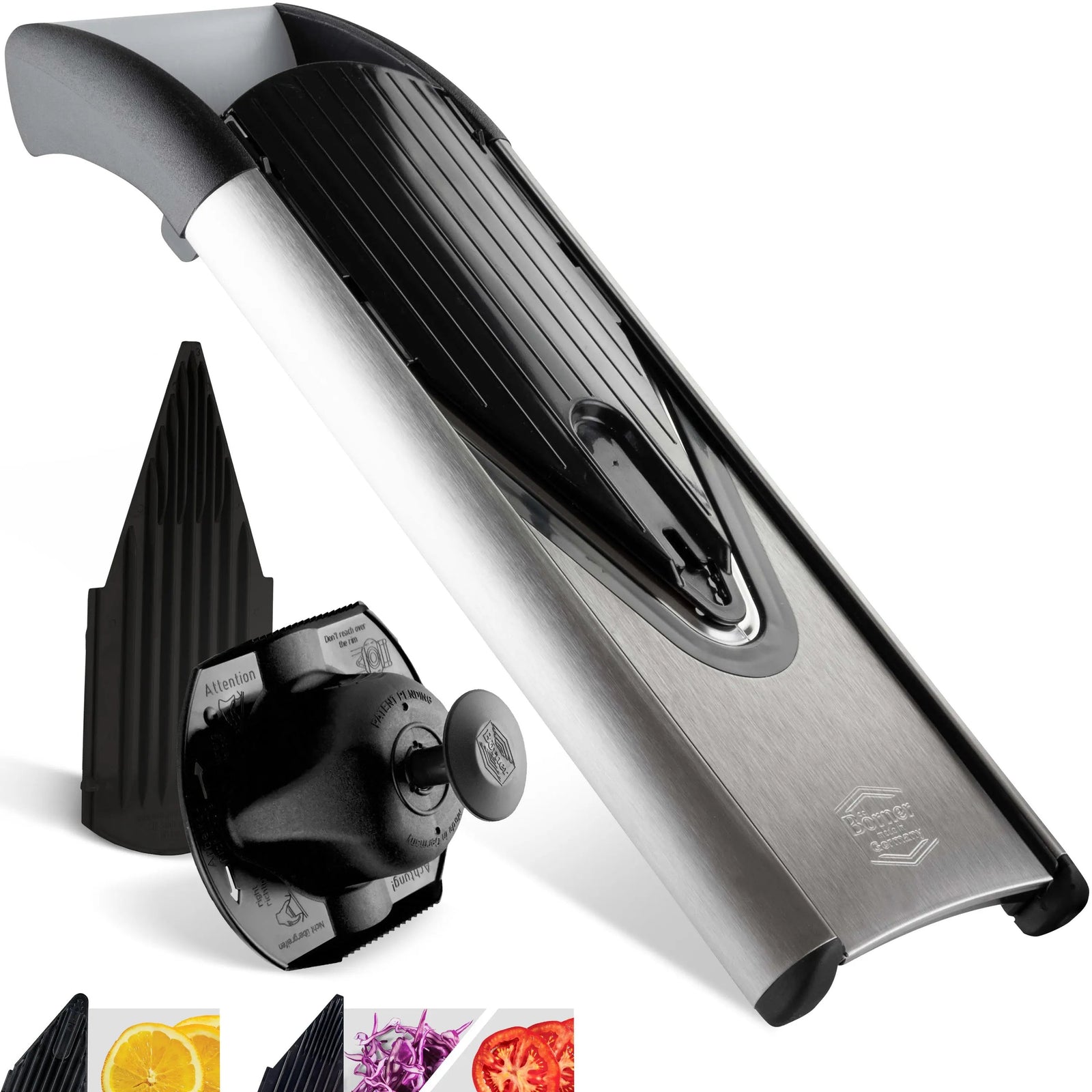 Börner Mandoline V6 ExclusiveLine - Basis Set (Enkel schijfjes) Börner Kitchentools