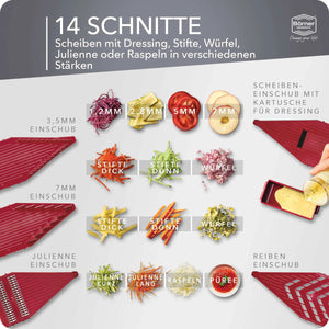 Börner Mandoline VITAL - Profi Set Börner Kitchentools