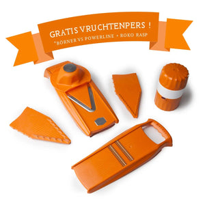 Slice & Juice - Gratis Vruchtenpers Börner Kitchentools