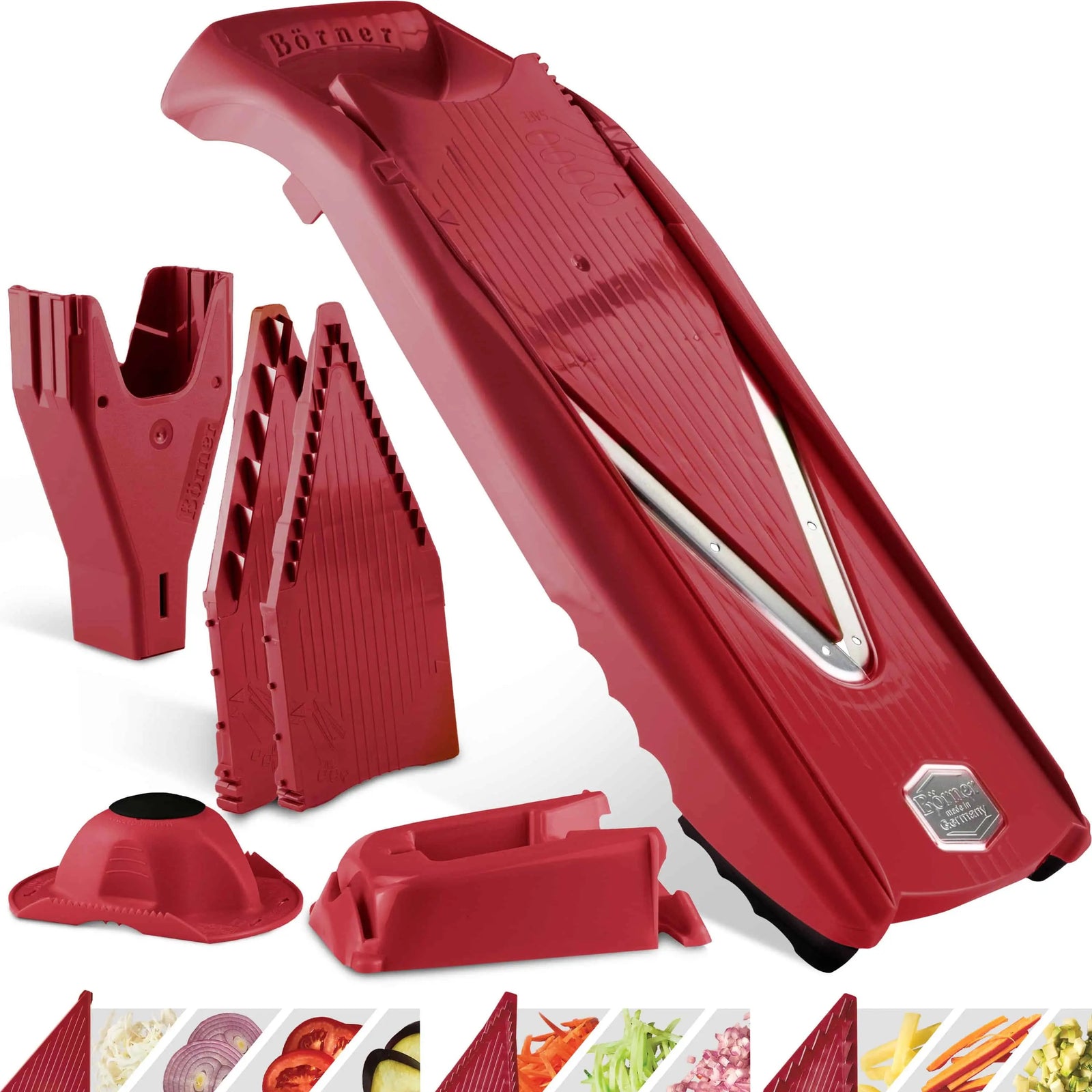 Börner Mandoline V5 PowerLine - Profi Set Börner Kitchentools